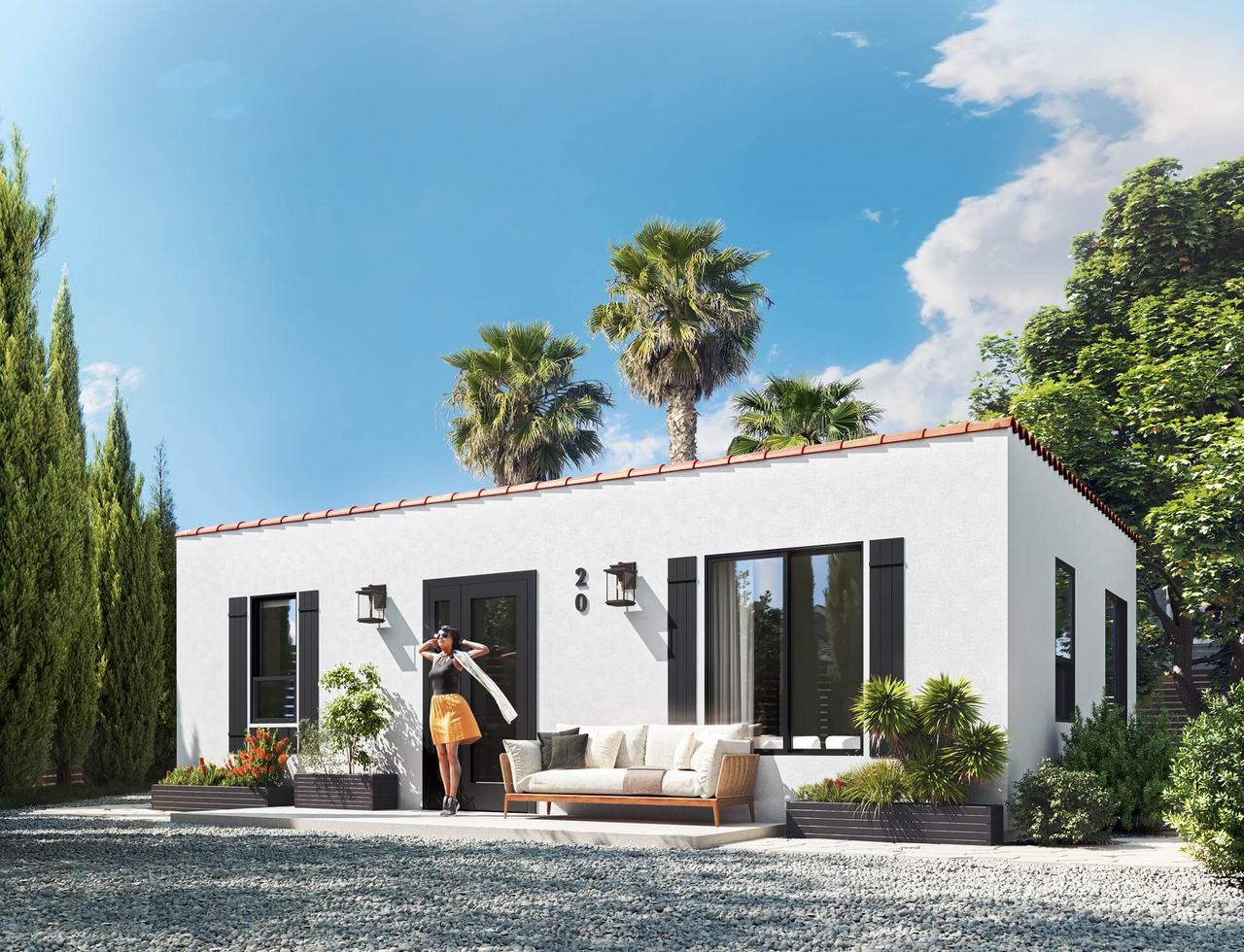 3D architectural rendering USA — Los Angeles ADU CGI