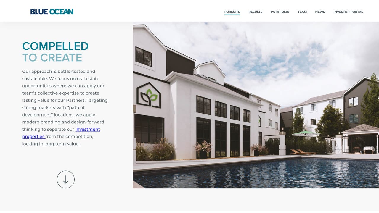 Real Estate 3D Rendering on a Company's Website