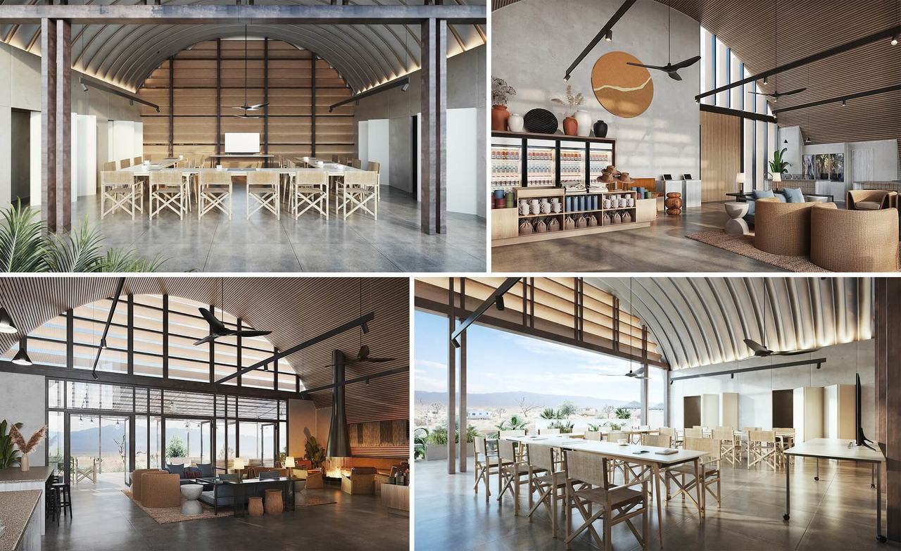 Interior CGI for for an Autocamp: Project Results
