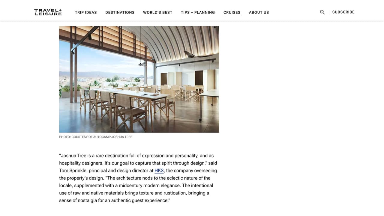 Interior CGI in magazine