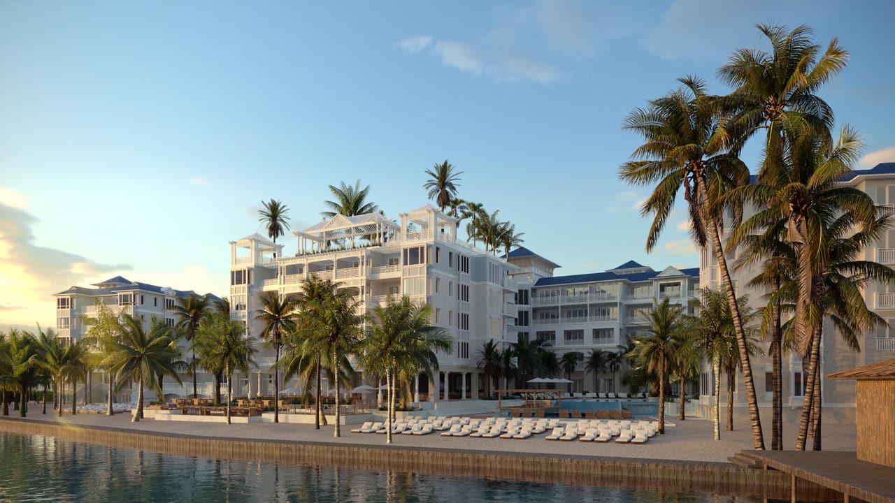 Resort 3D exterior visualization