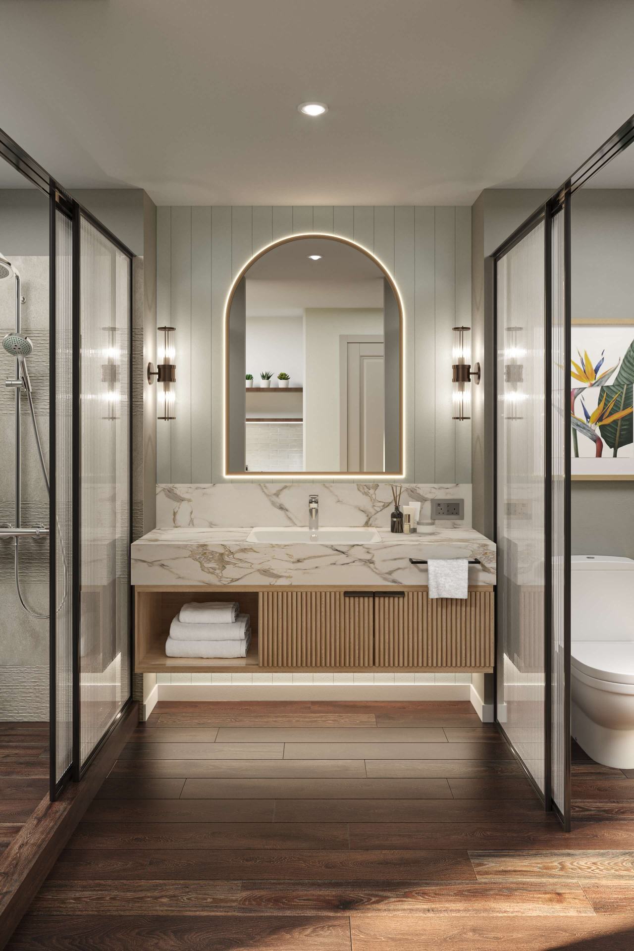 Resort Bathroom Visualization