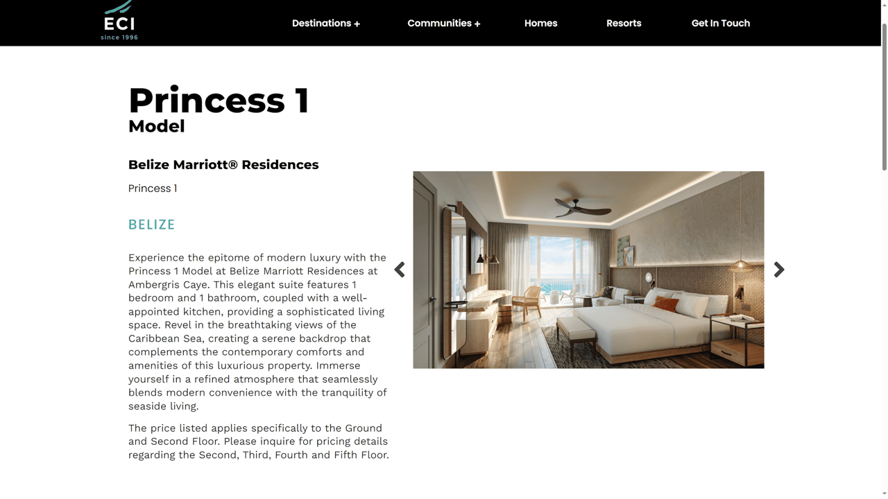 Resort interior visualization marketing