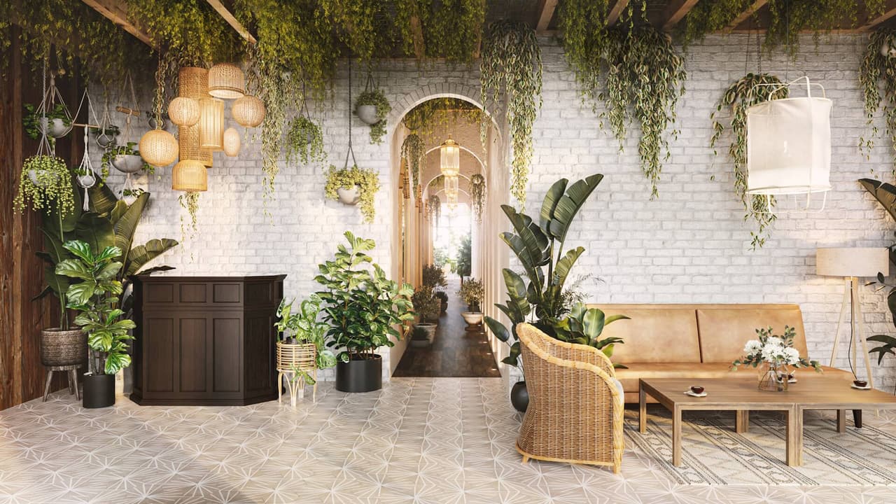 Restaurant 3D rendering — Florida project CGI