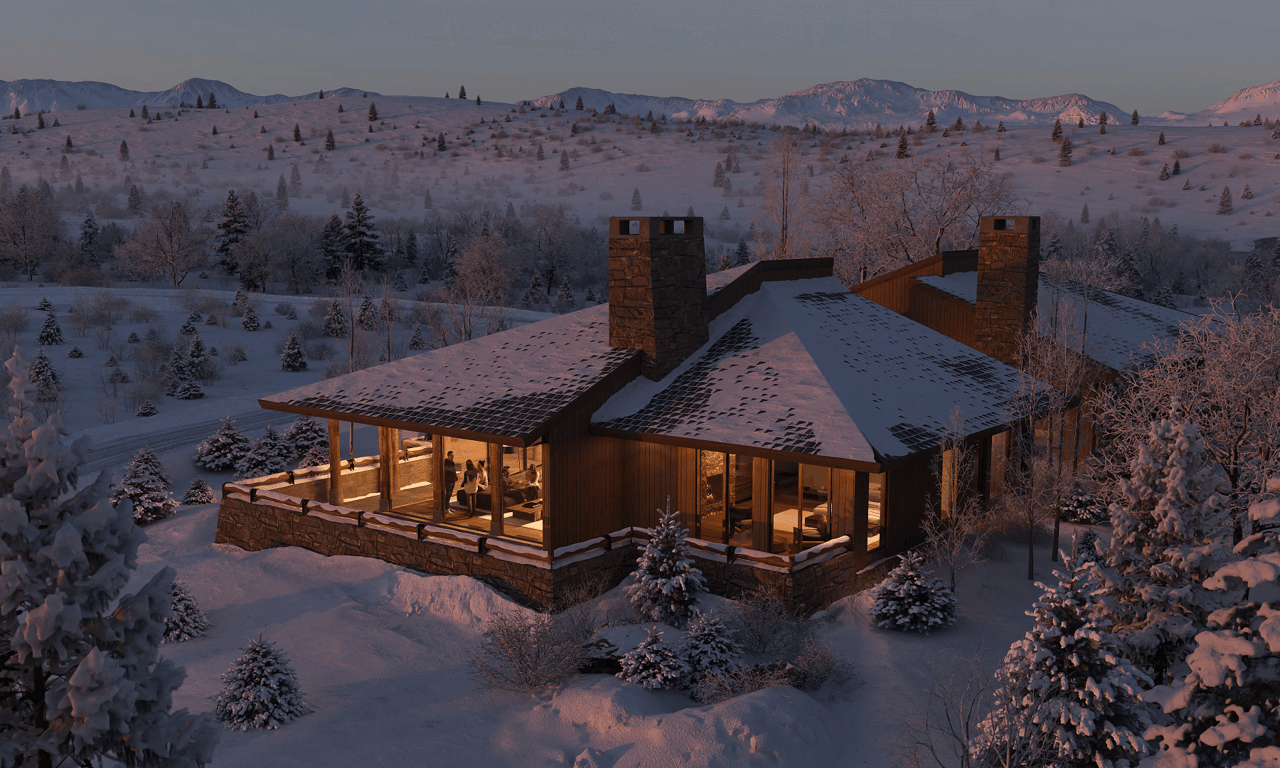 Real Estate Render of Cottages