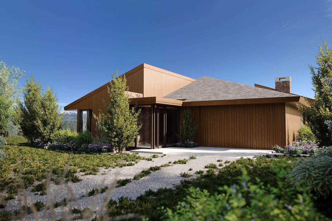 Aerial 3D Rendering of a Home Community