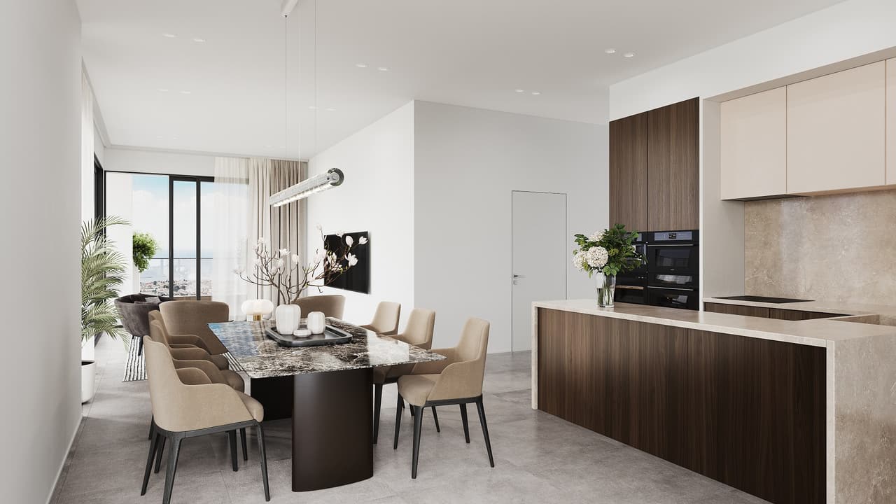 Aerial 3D Rendering of a Home Community