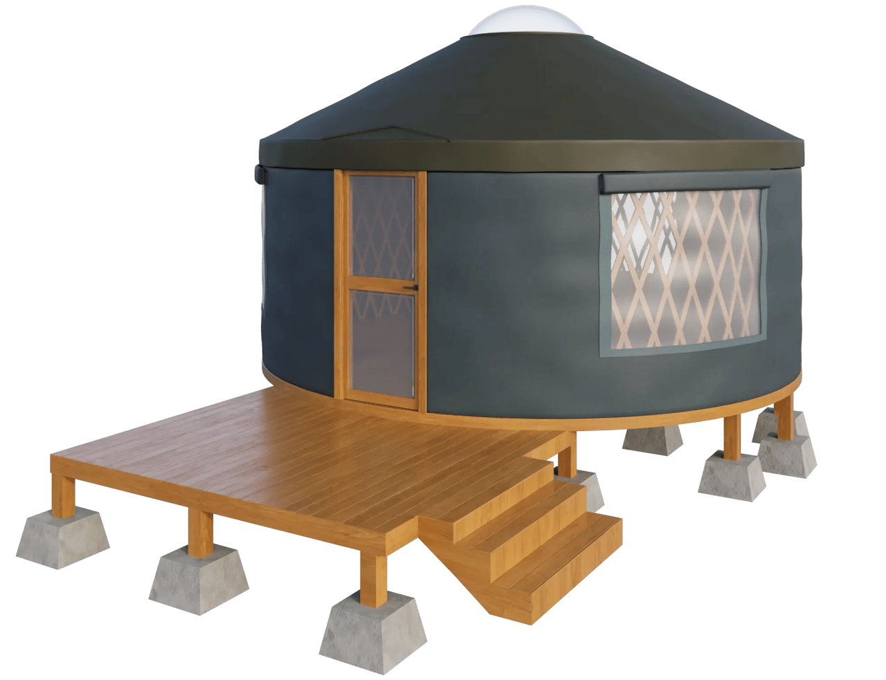 Hospitality Yurt 3D Model