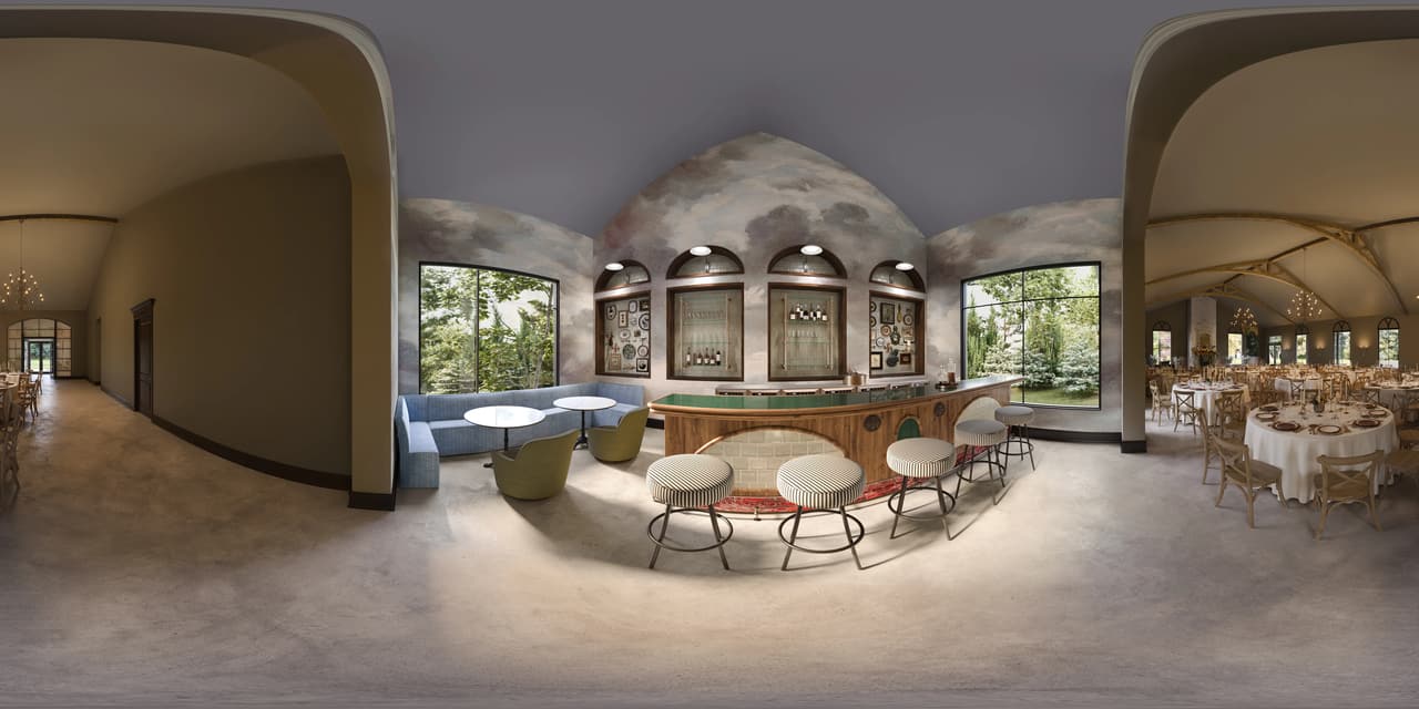 3D Panorama of a Bar