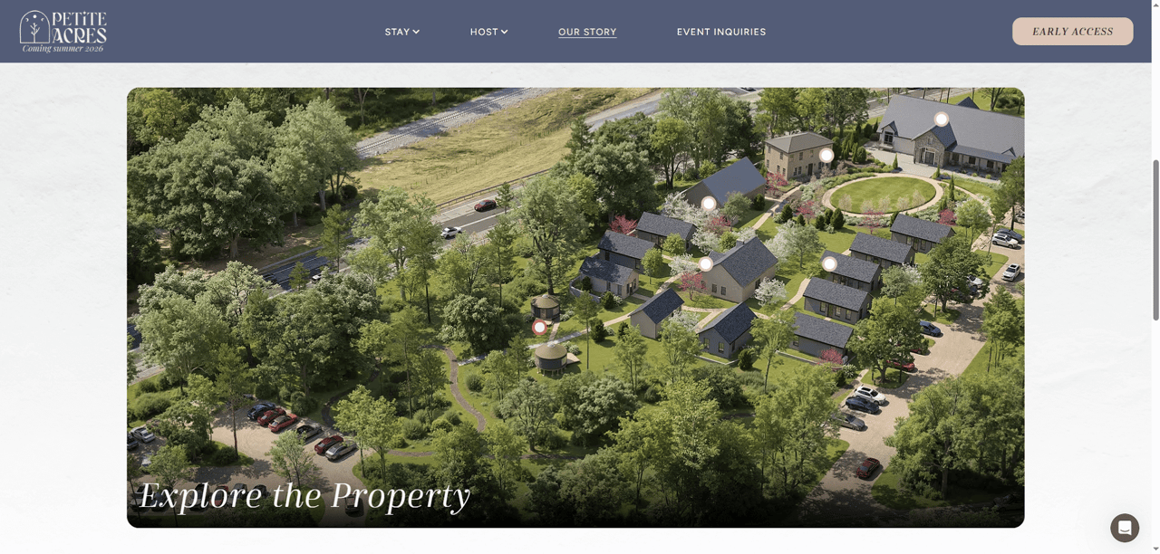 Aerial 3D Rendering of a Home Community