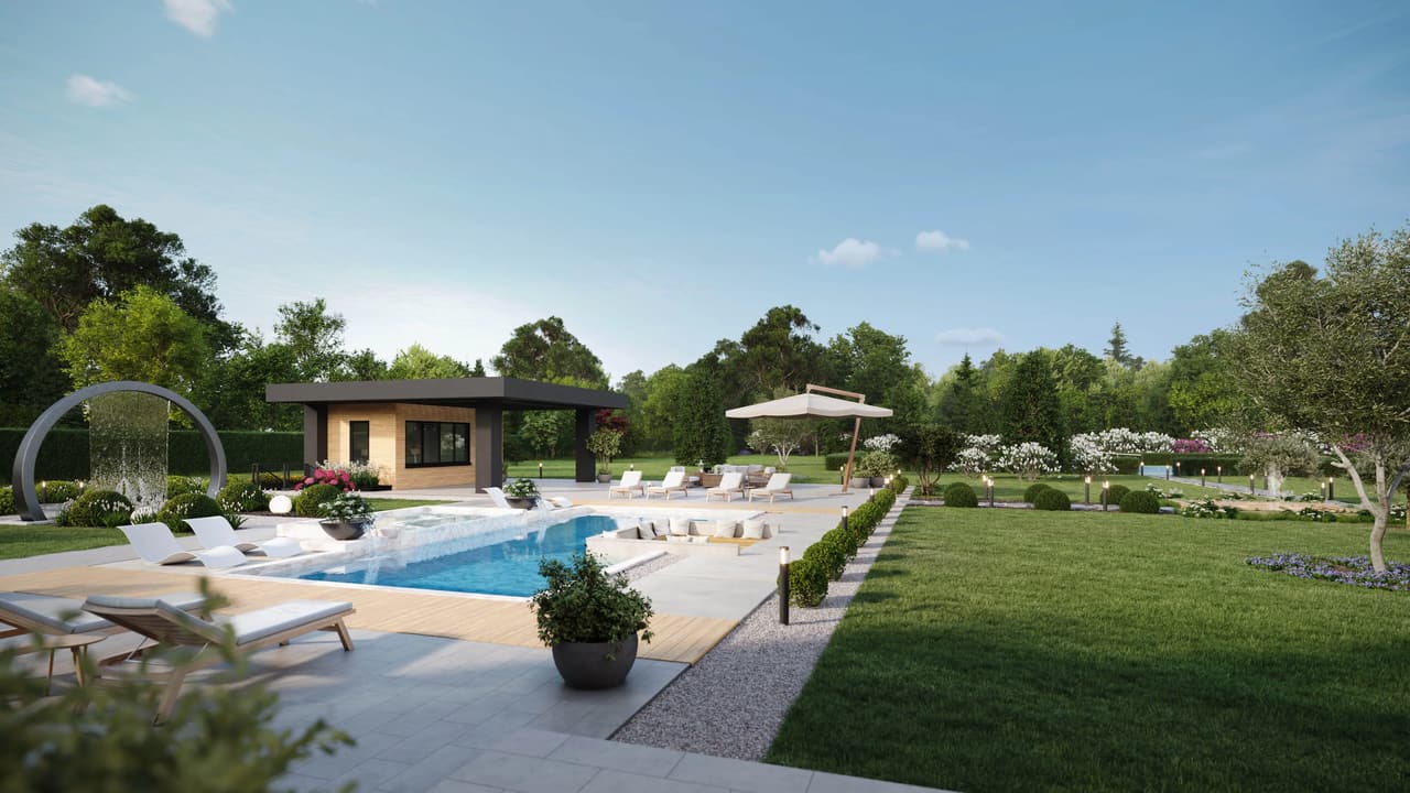 Real Estate Render of Cottages