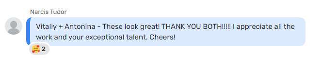 Feedback from a Happy Client