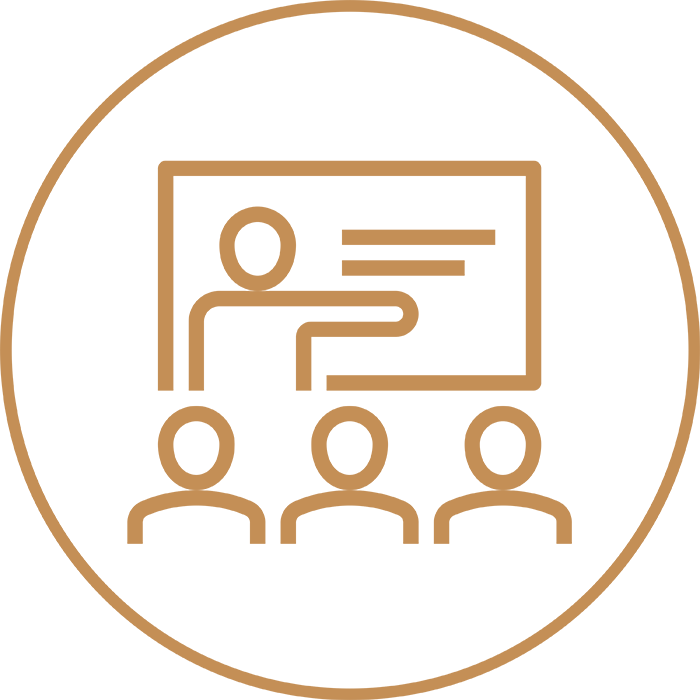 Icon about client meetings and architectural project presentations using 3D rendering