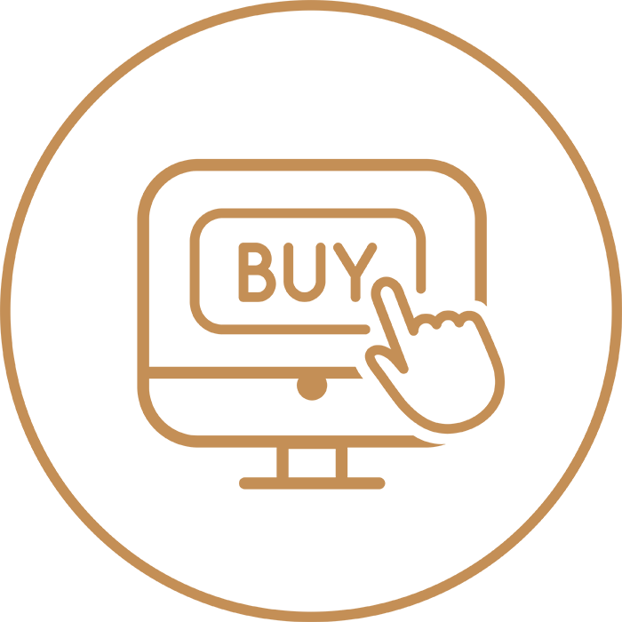 Icon illustrating 3D visual solutions in digital marketing for real estate
