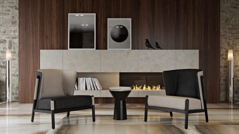 Outsource 3D Modeling For Product Shots: Beige Chair In A Cozy Interior