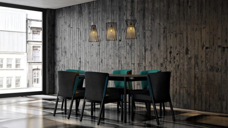 Product Modeling Software For Furniture Advertising: Gorgeous Chairs Around The Table
