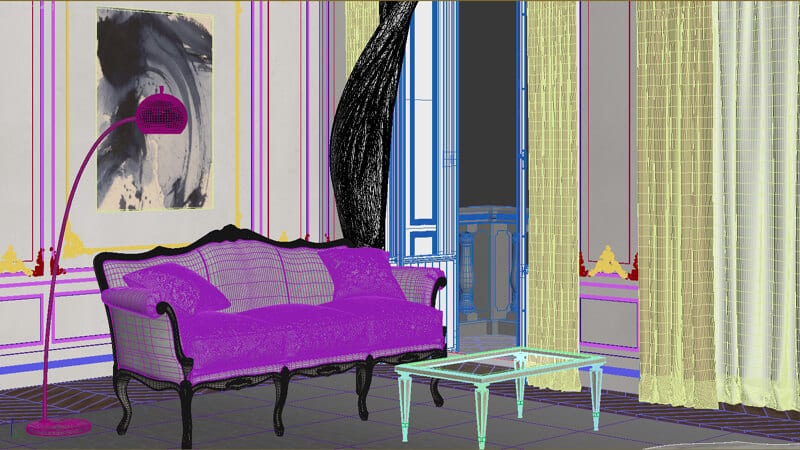 10 Stages Of Lifestyle Furniture Visualization: Placing Furniture 2