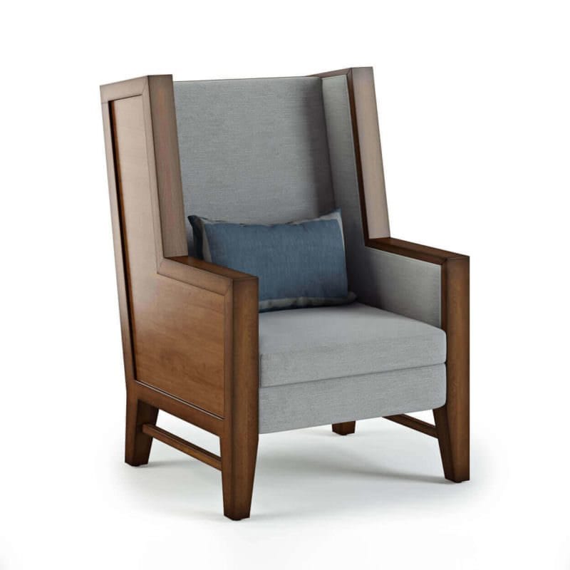 Photoreal 3D Model For Chair Design Created For A Three-Dimensional Rendering