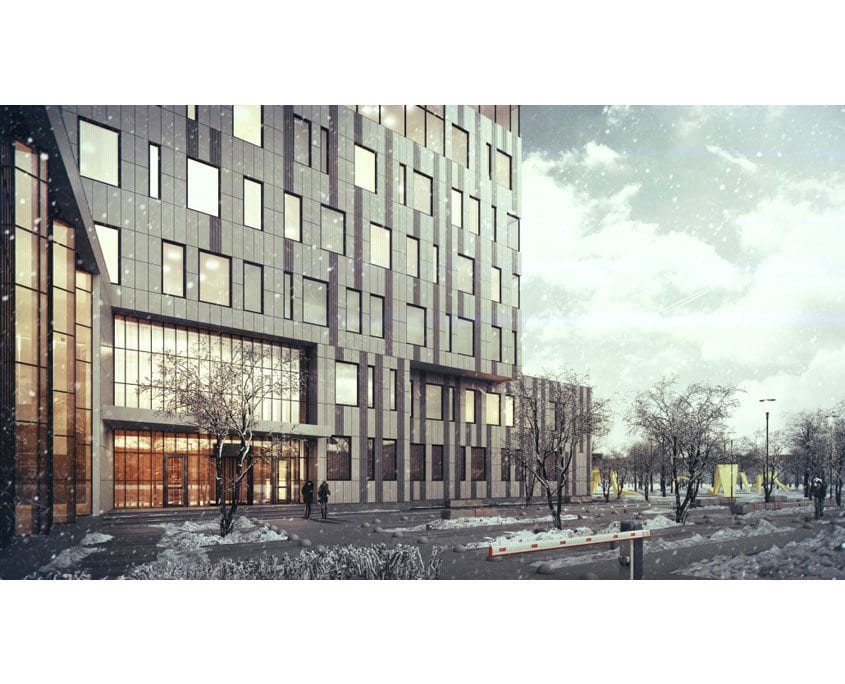 Commercial Building 3D Visualization