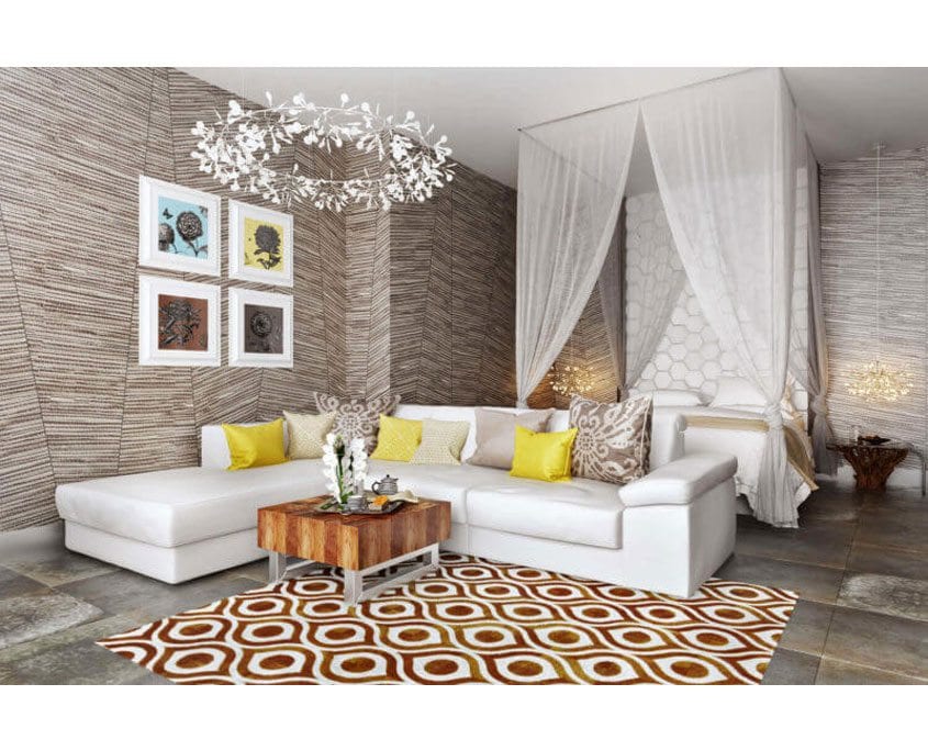 3D Render for a Room with Unique Design