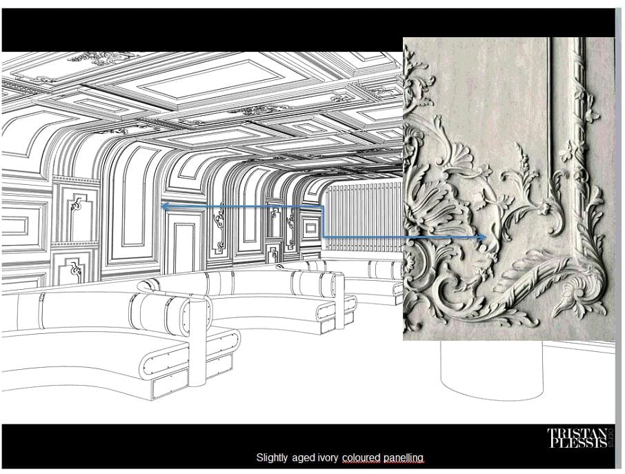 The Bar & Restaurant 3D Scene for a Design Project