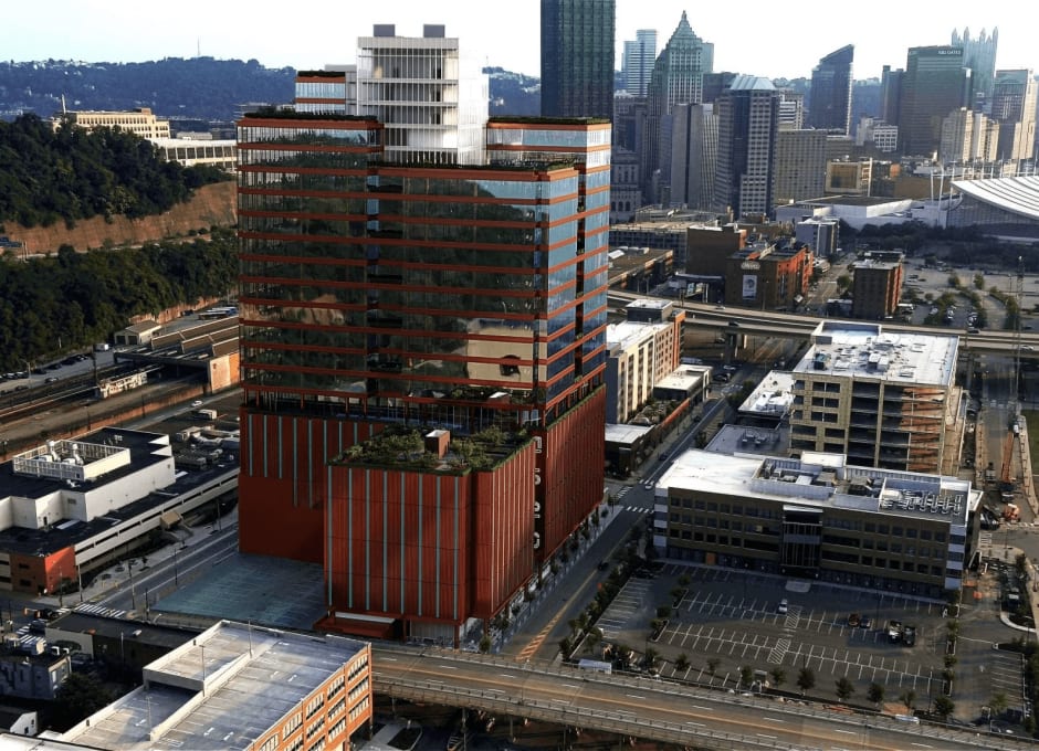 3D real estate animation for an office building in Pennsylvania