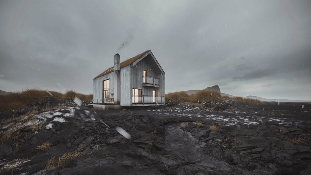 3D Visualization for a House Design Presentation