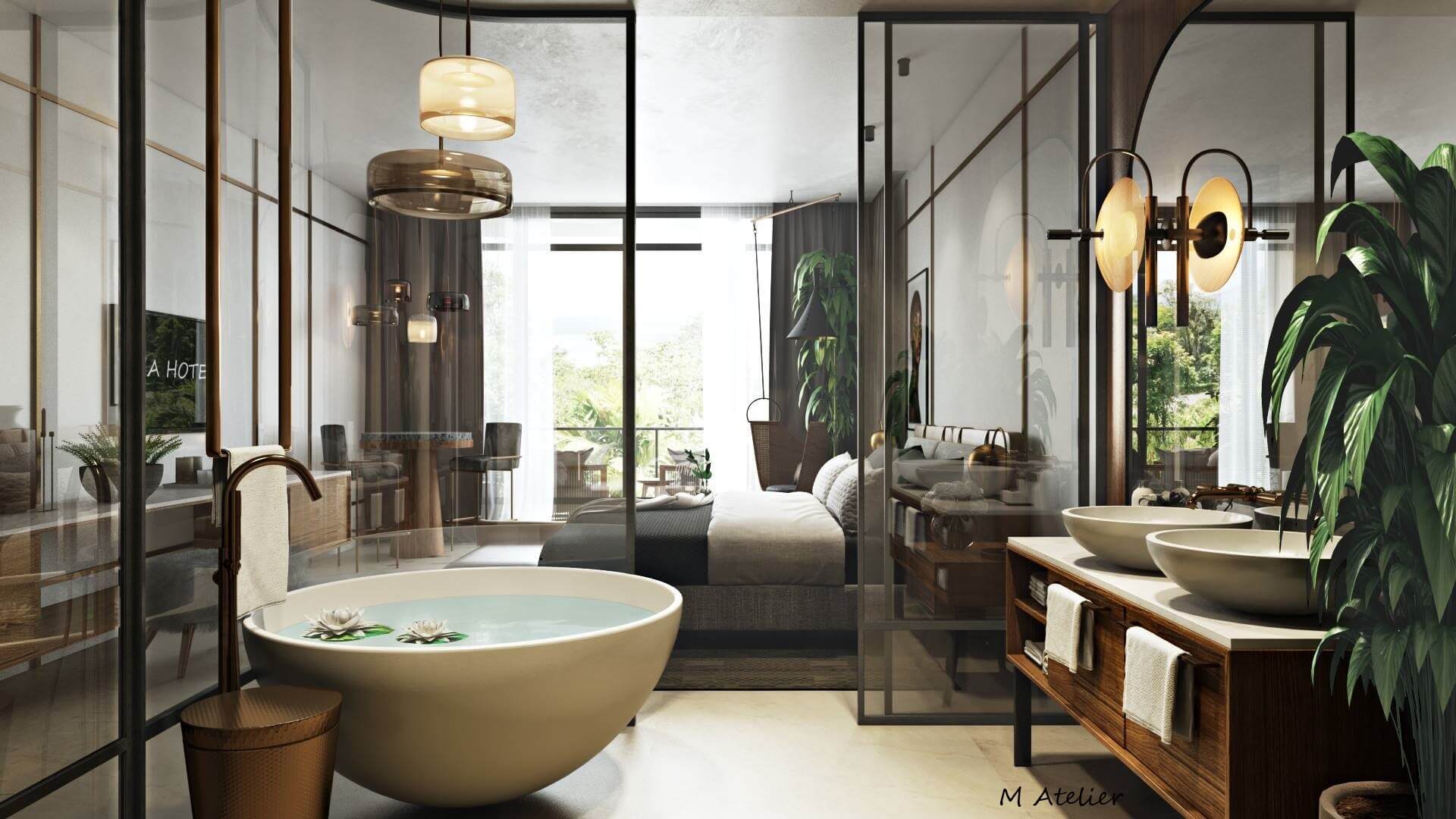 3D Bathroom Visuals for Email Marketing Campaign