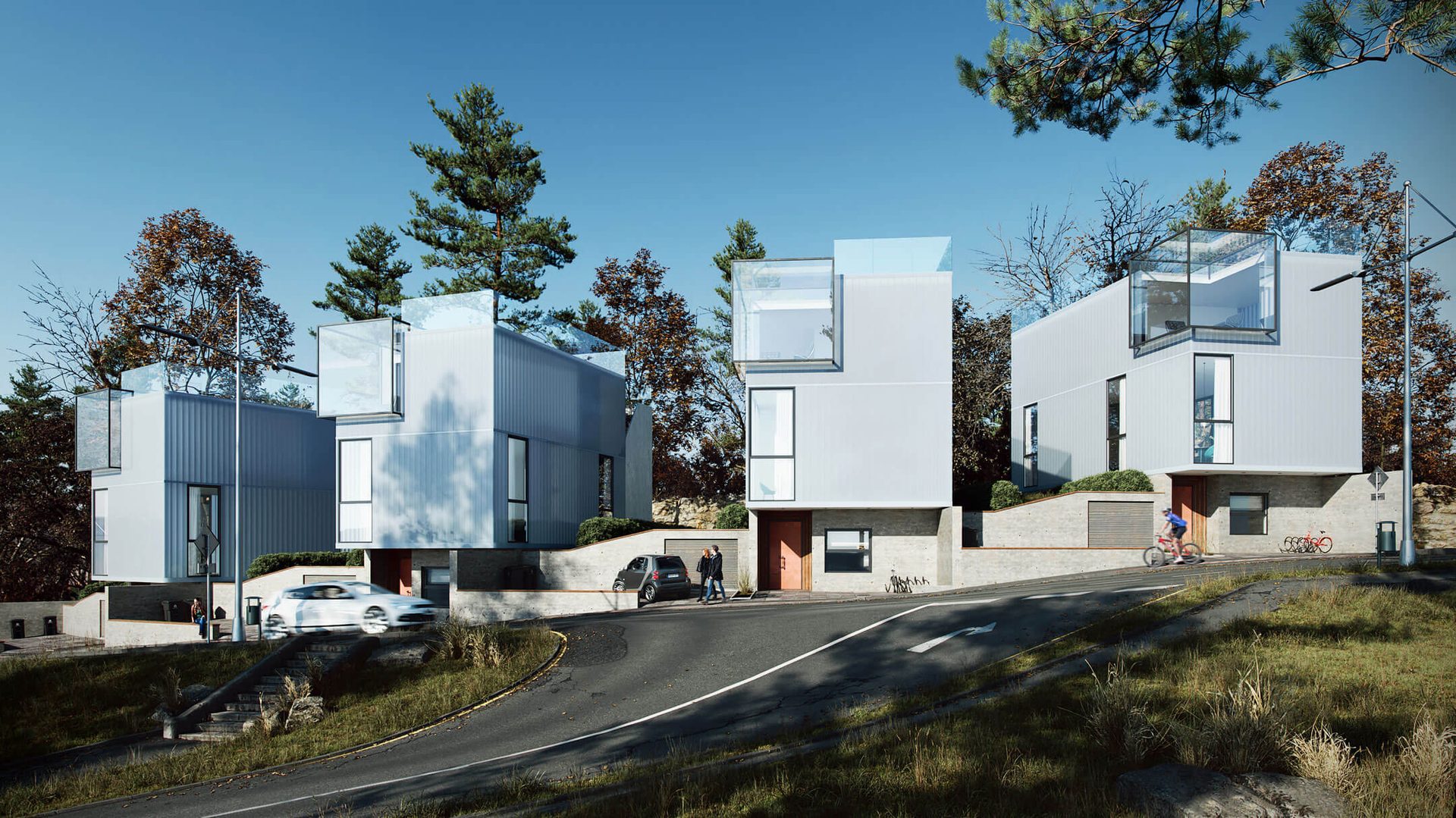 Photoreal Exterior 3d Visualization for a Montana Residential Design