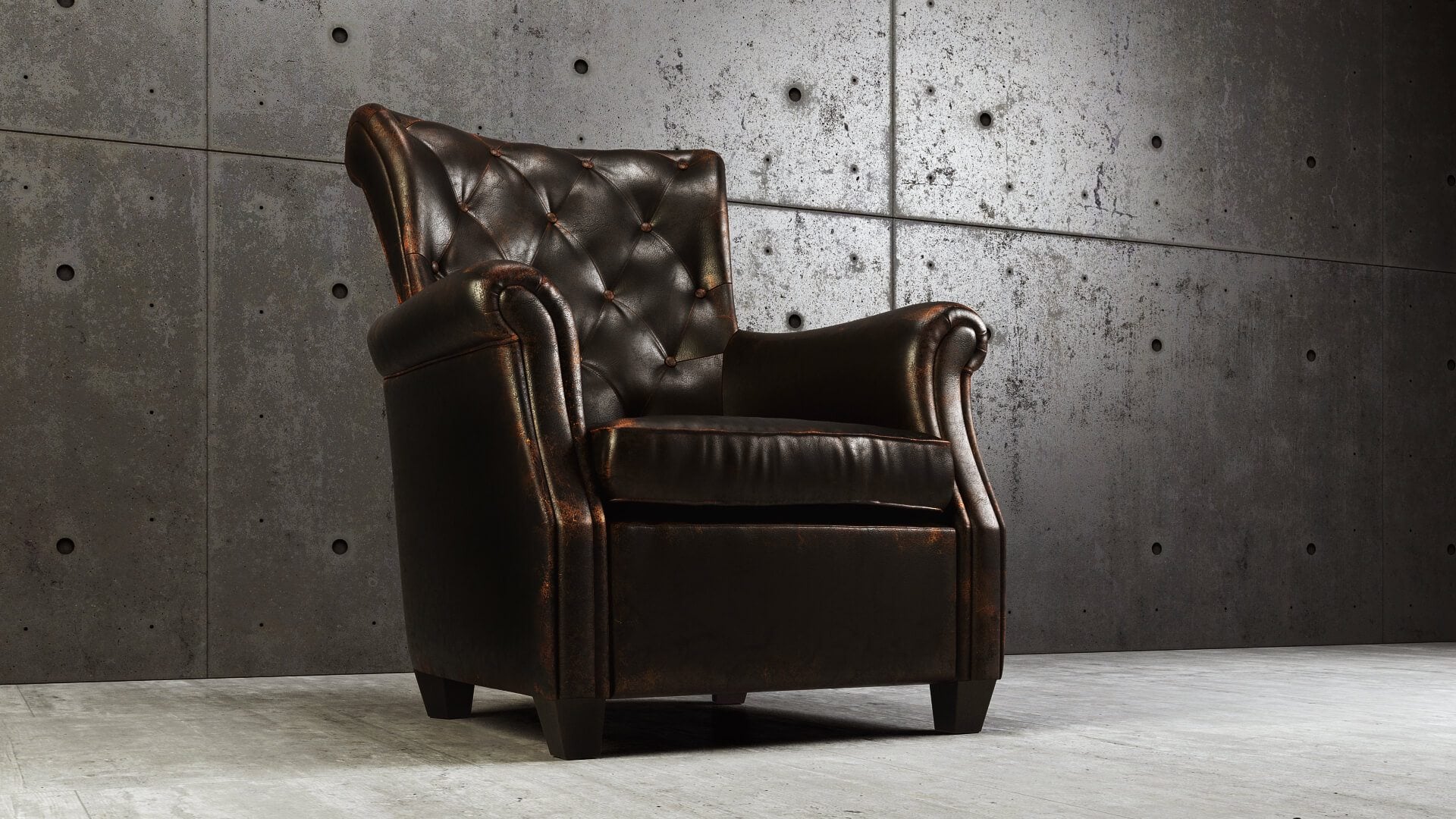 Armchair 3D Model for a Hero Product Shot