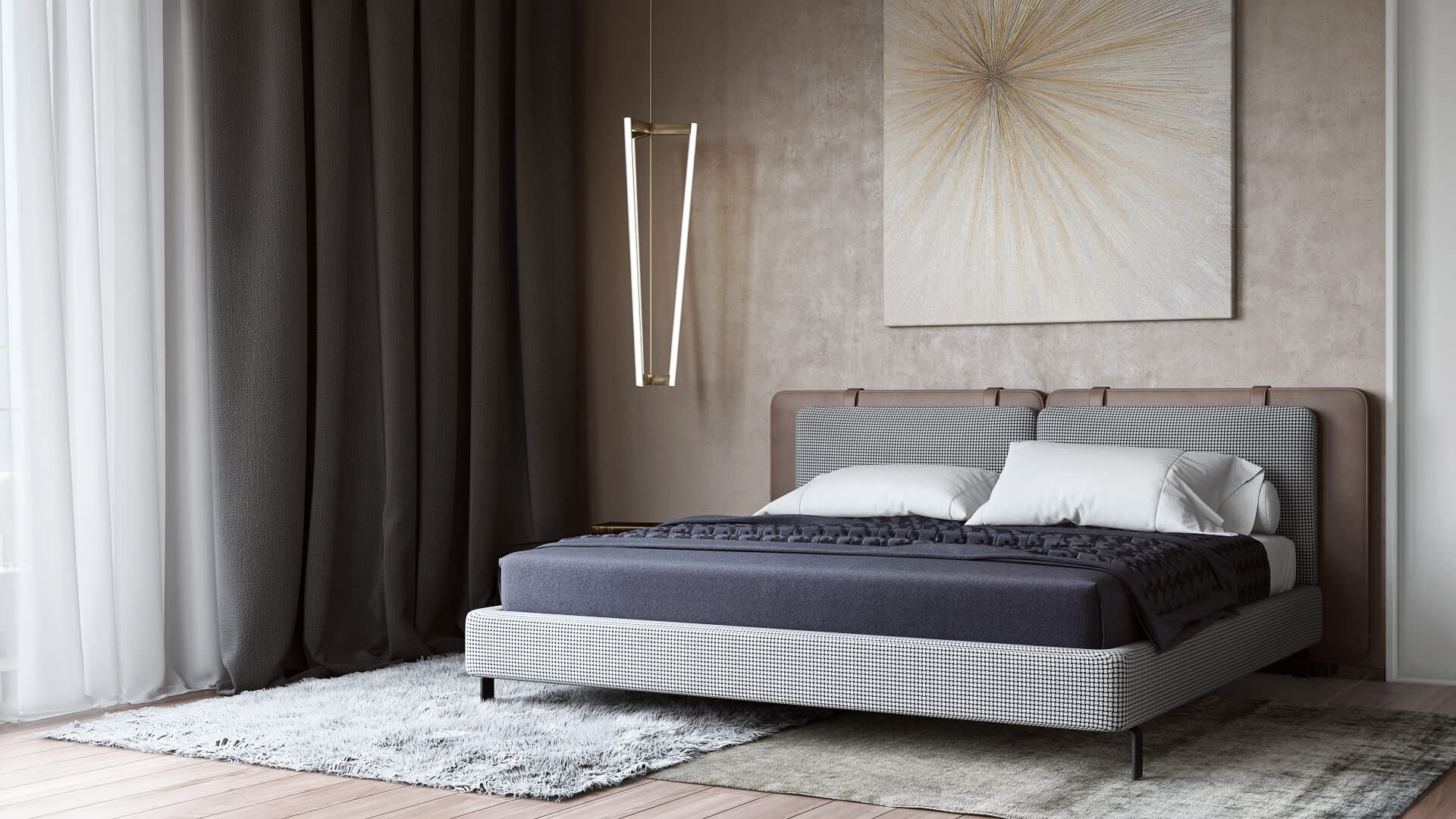 3D Photoshoot for a Neutral Streamlined Bed Design