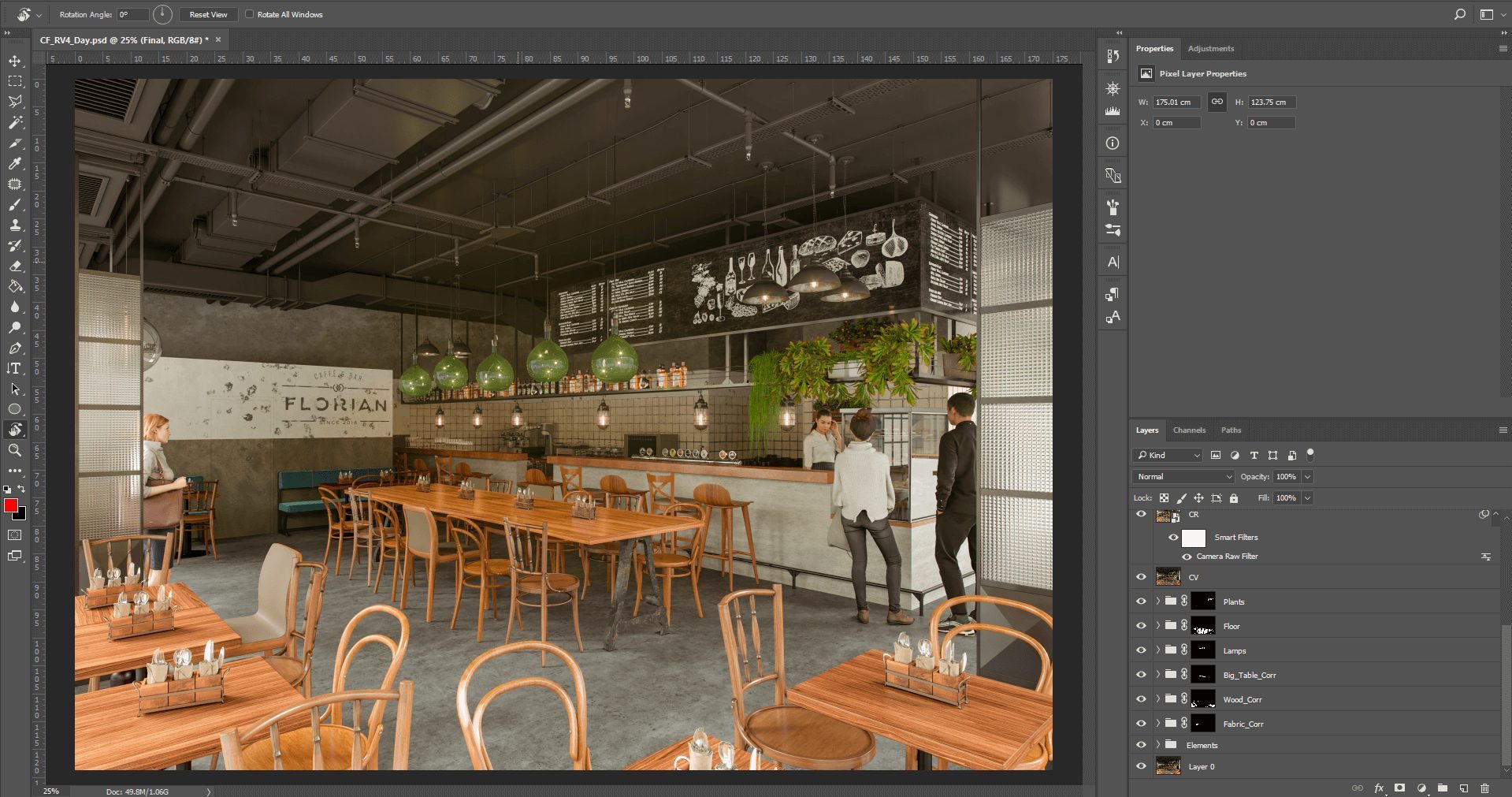 Photorealistic 3D Rendering for Interior Design Project