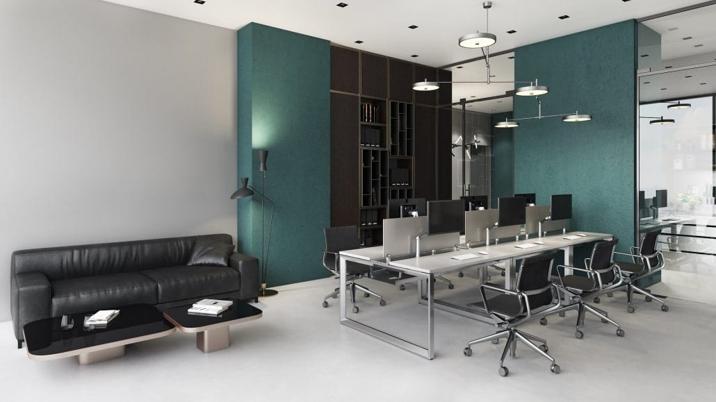Office rendering workflow — review and amends day 4