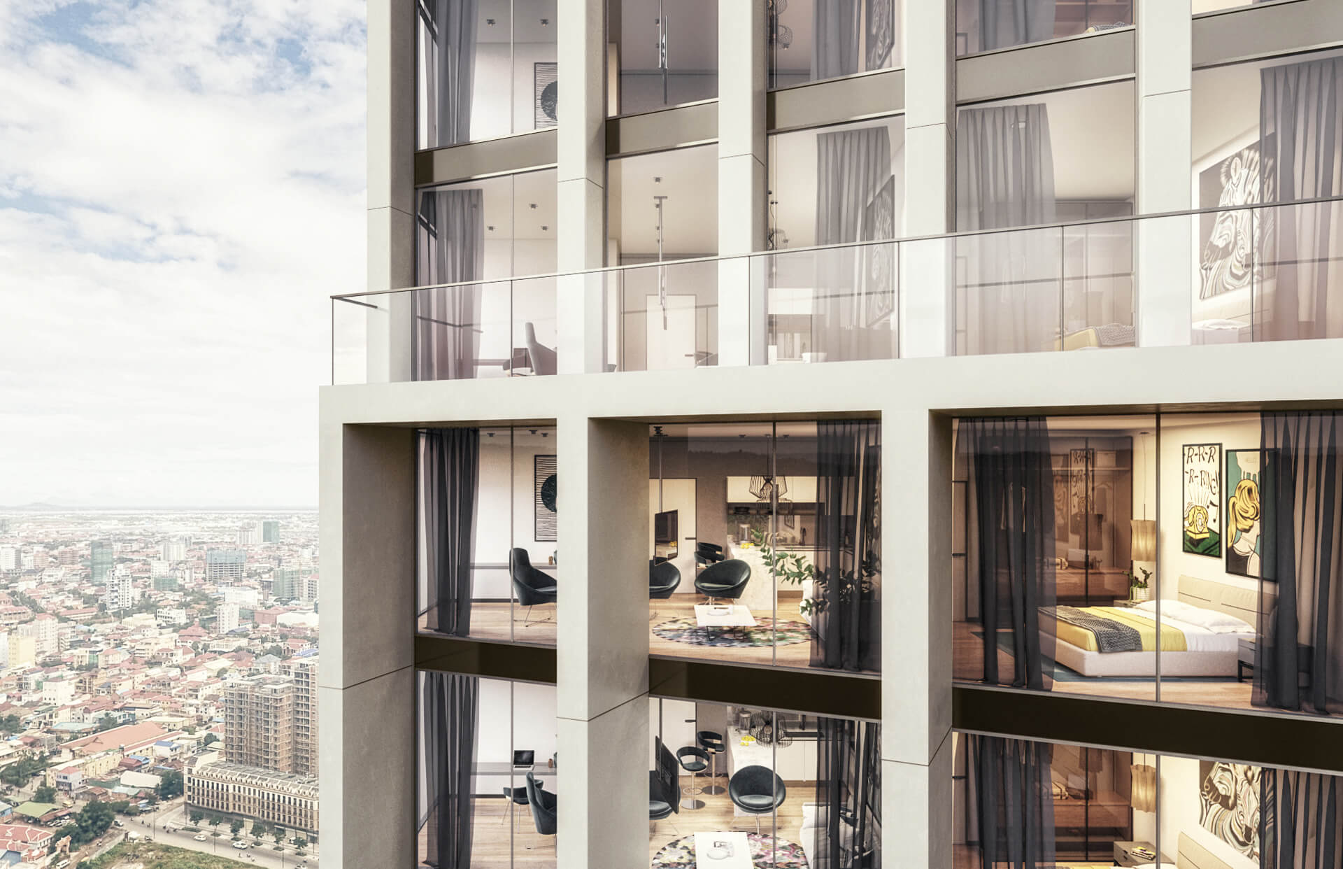 Real Estate 3D Rendering on a Company's Website