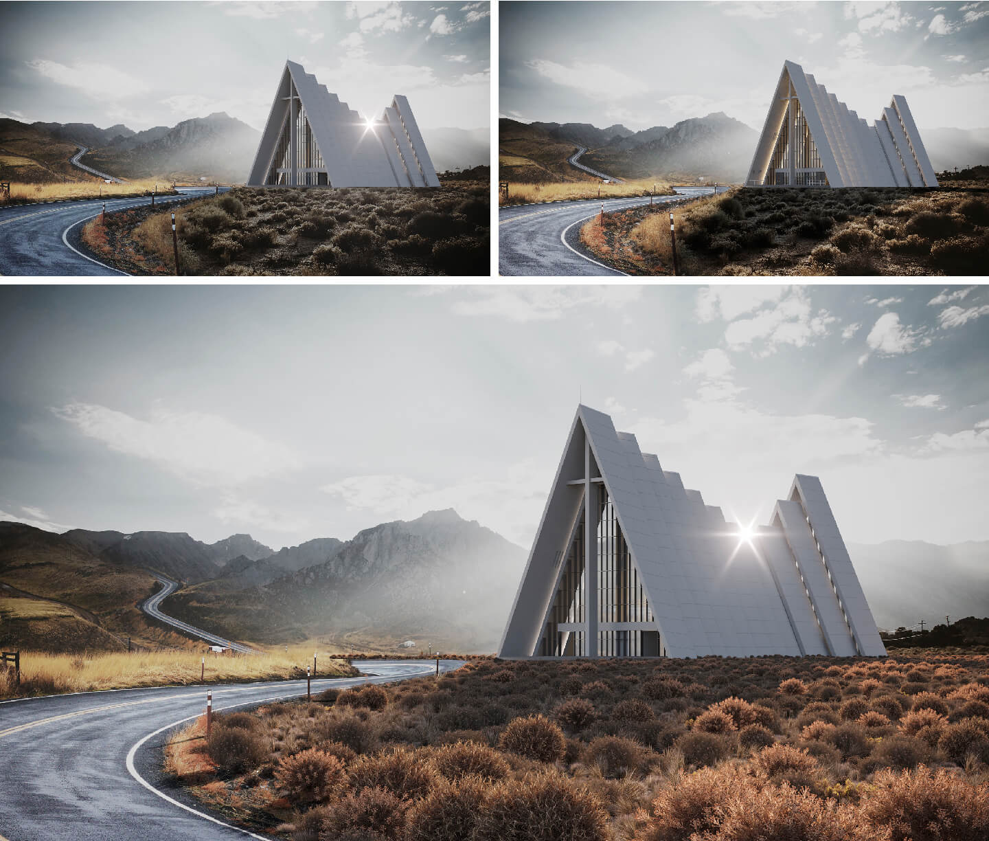 Setting Lighting in Architectural 3D Rendering