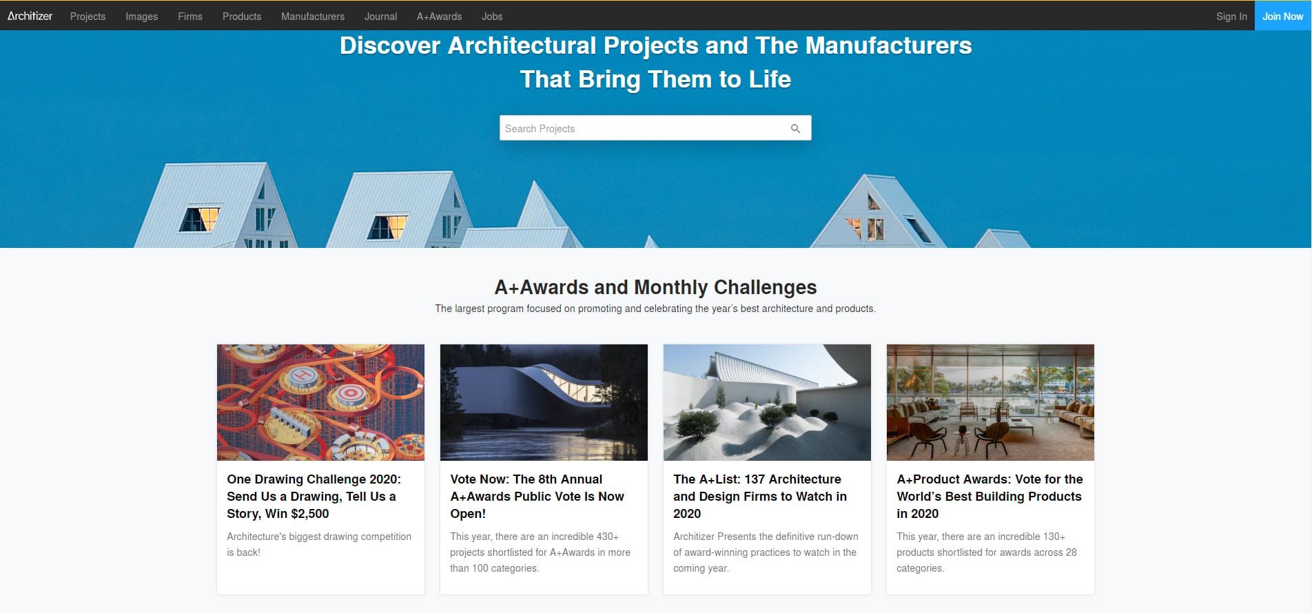 Finding Inspiration for New Projects on Architizer