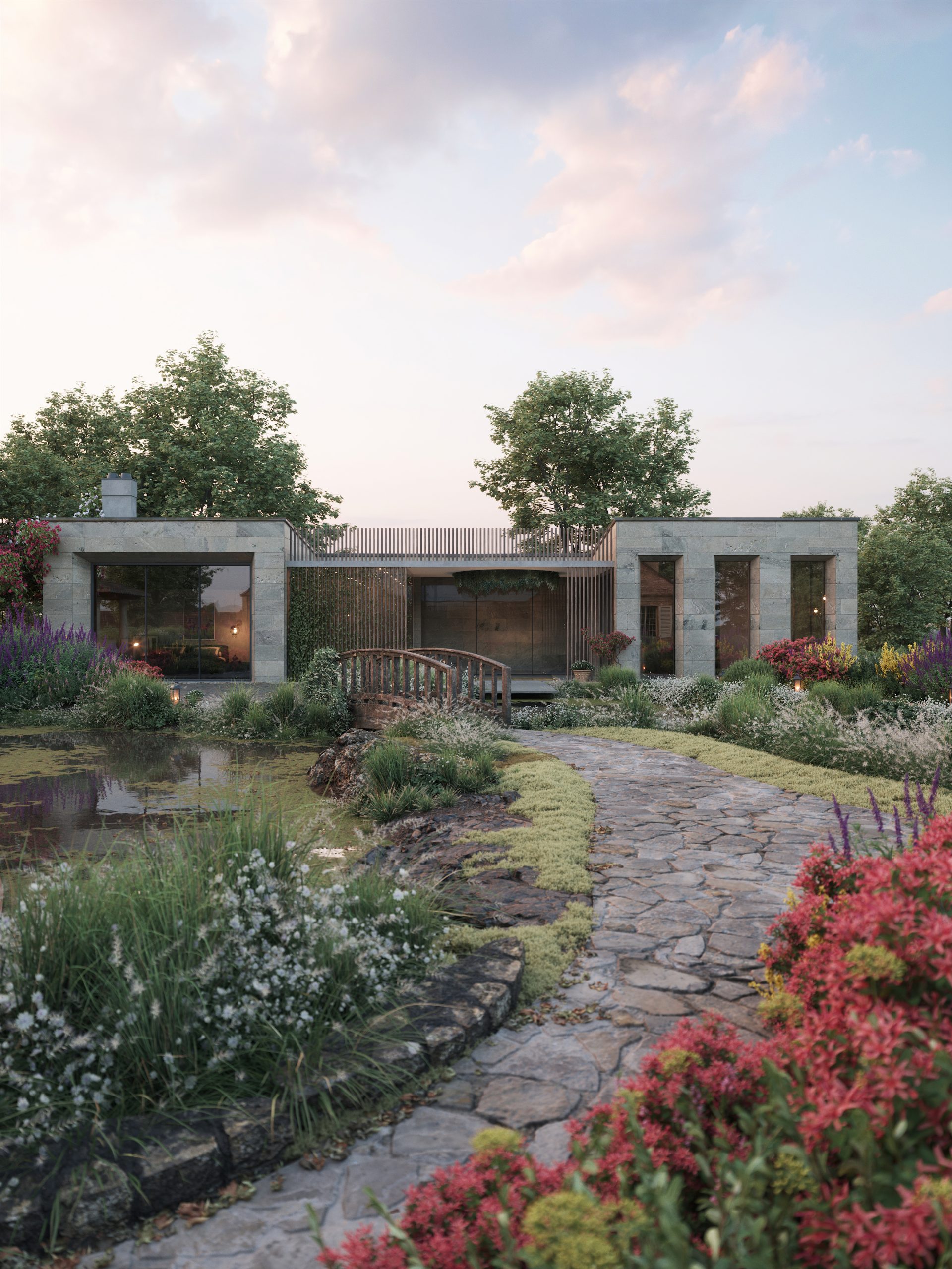Architectural Render of a House in Austria