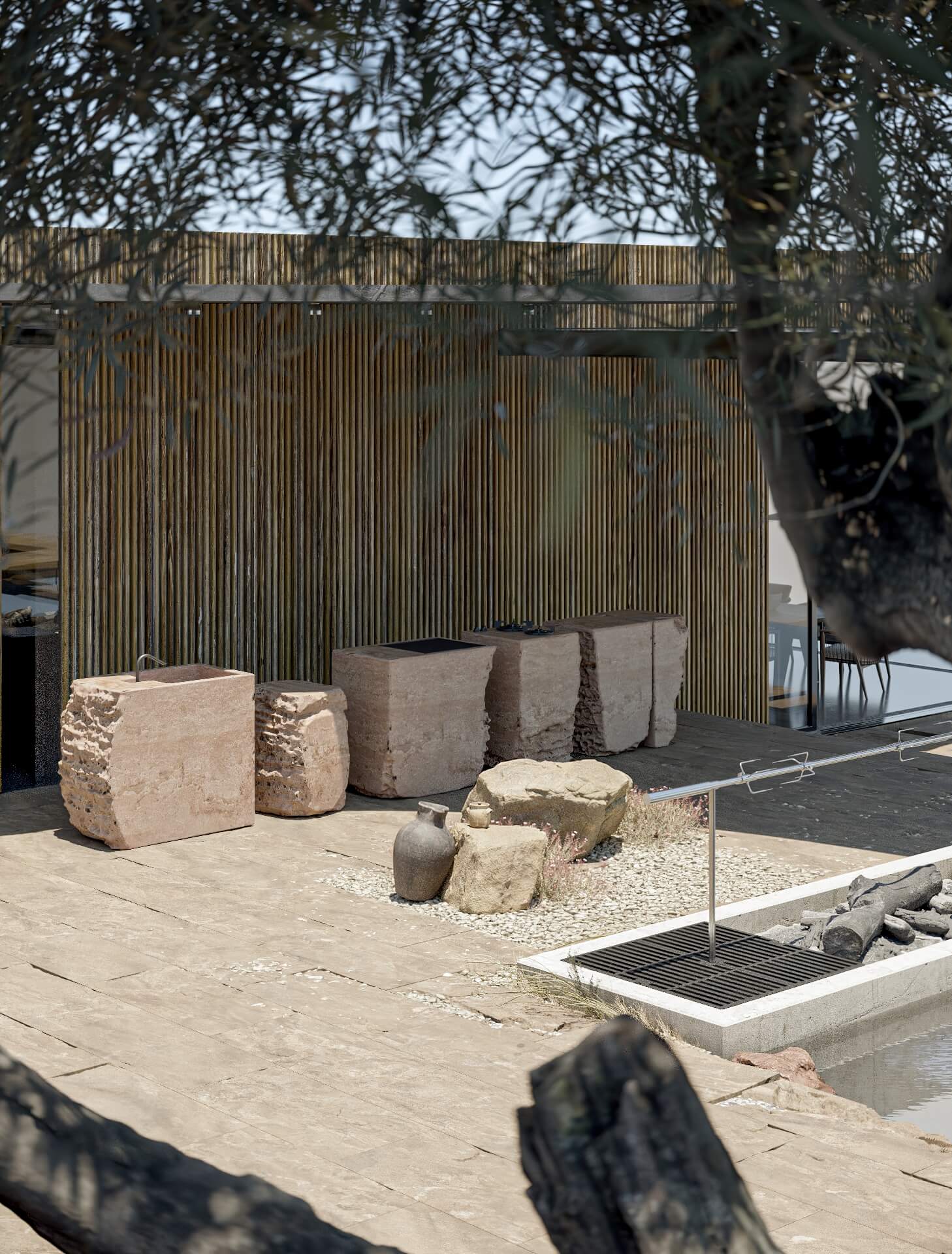 CGI for an Artsy Seaside Villa