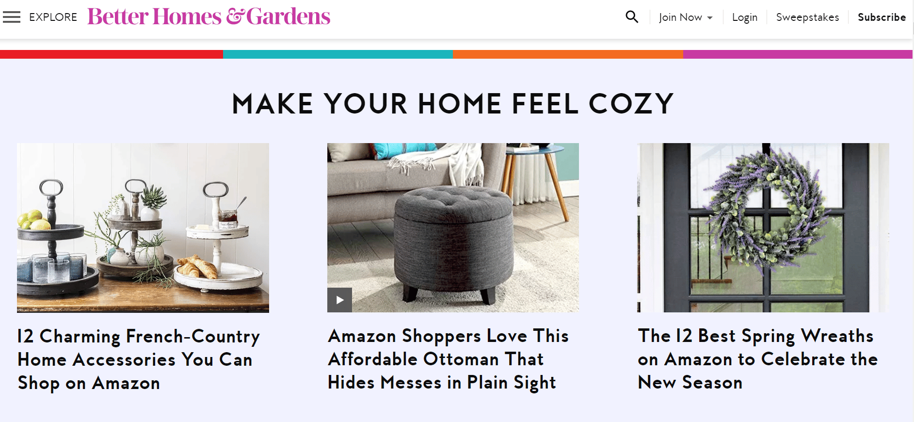 Better Homes and Gardens Magazine
