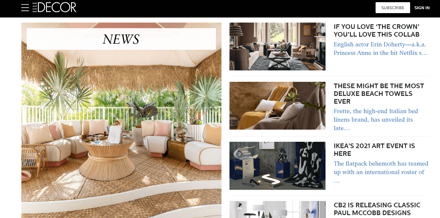 Elle Decor Interior Design Magazine