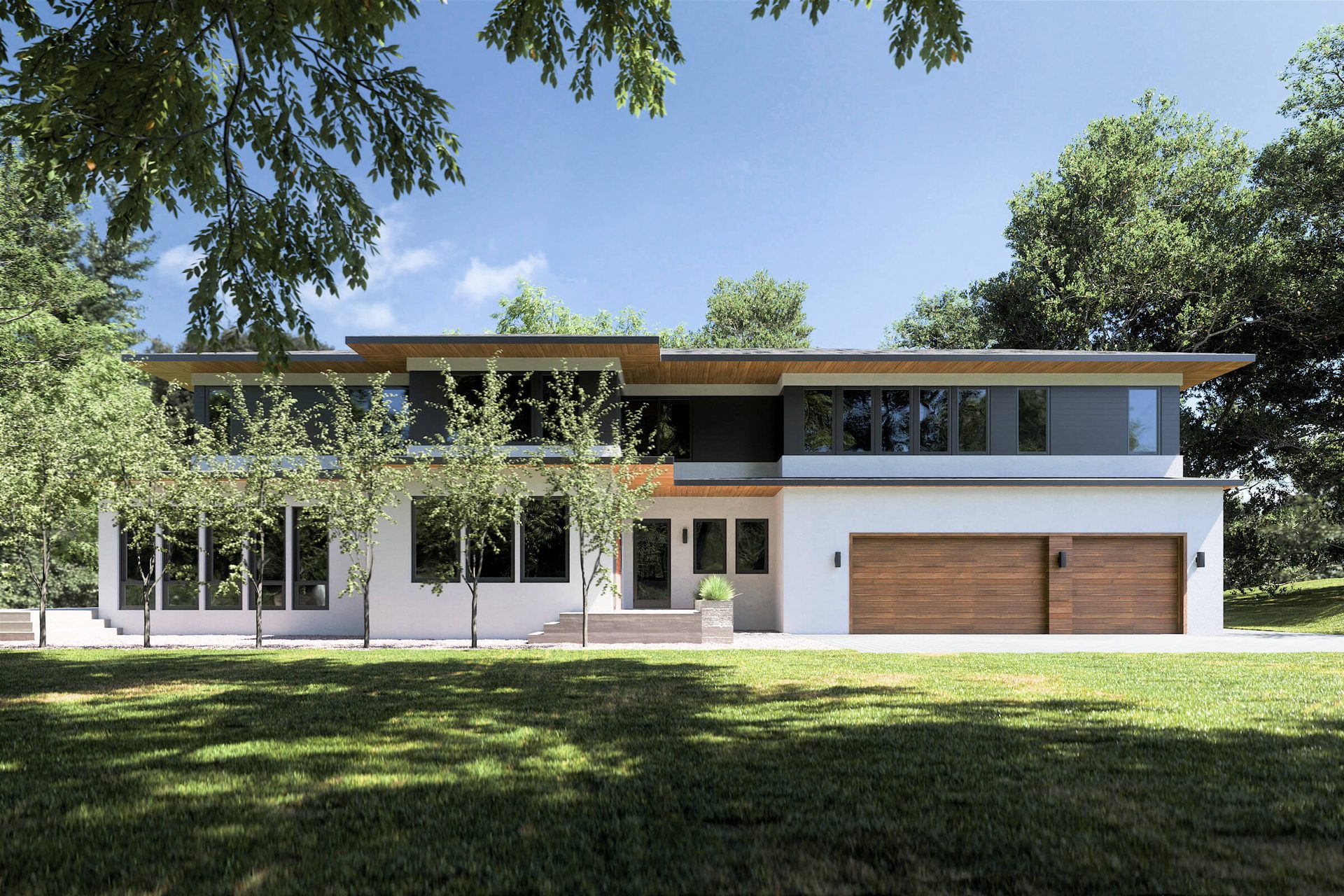 3D Rendering for a Two-story House