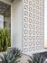 3D house exterior rendering — breeze blocks wall example