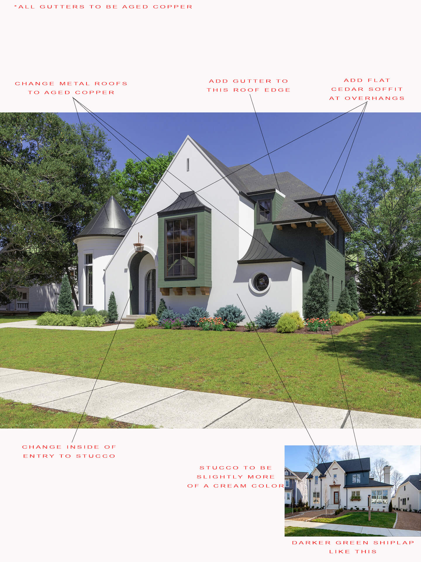 Visual Notes on 3D Rendering from Client
