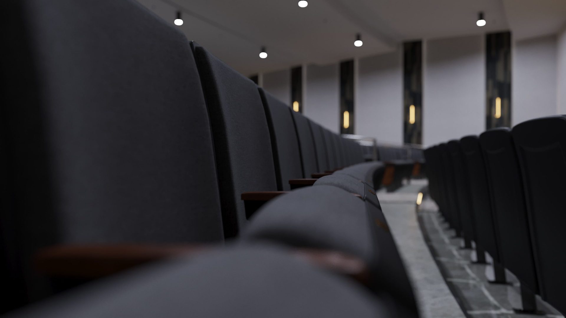 Preliminary CG Rendering to Show Textures and Light
