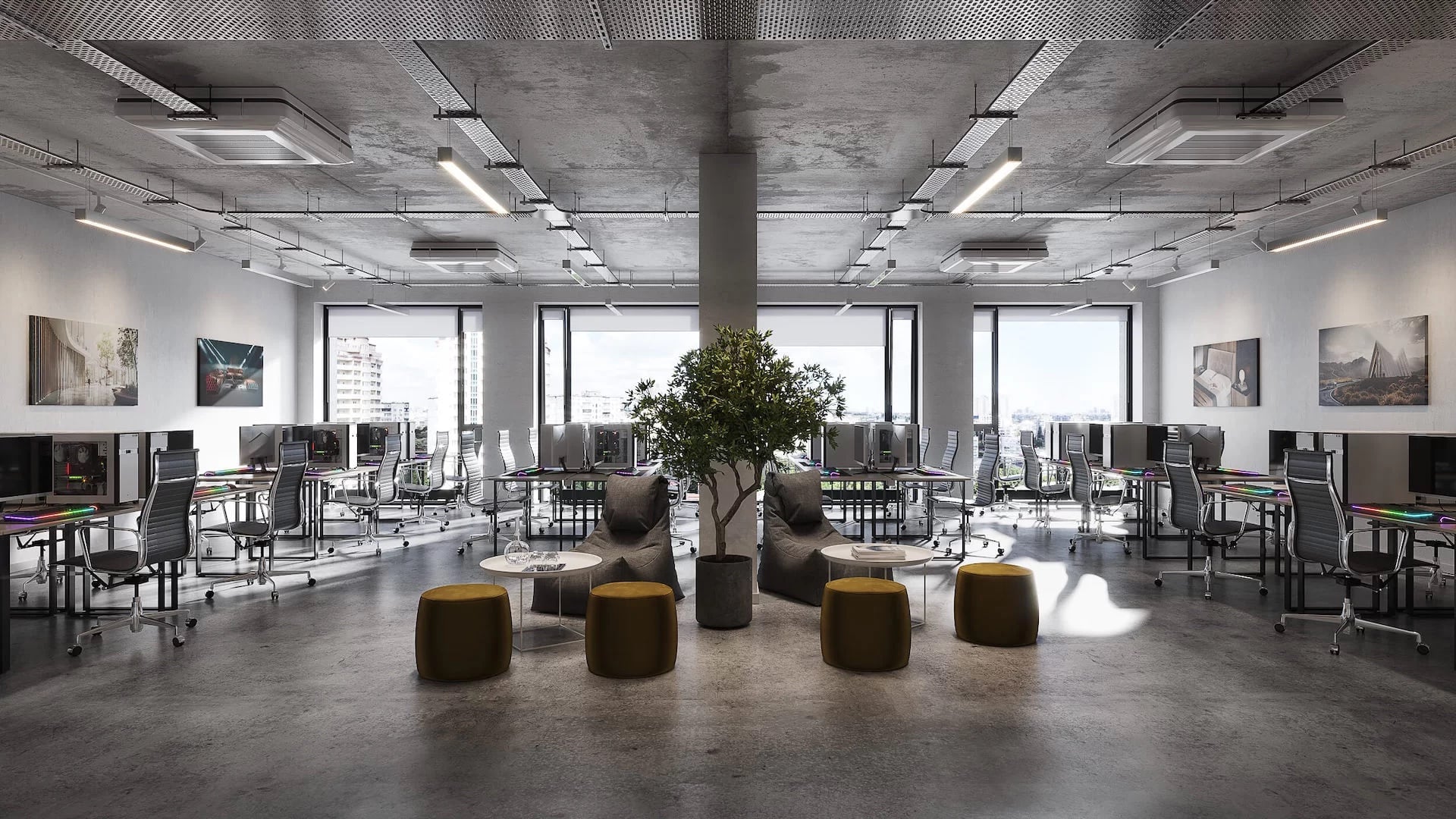 3D Visualization of an Office