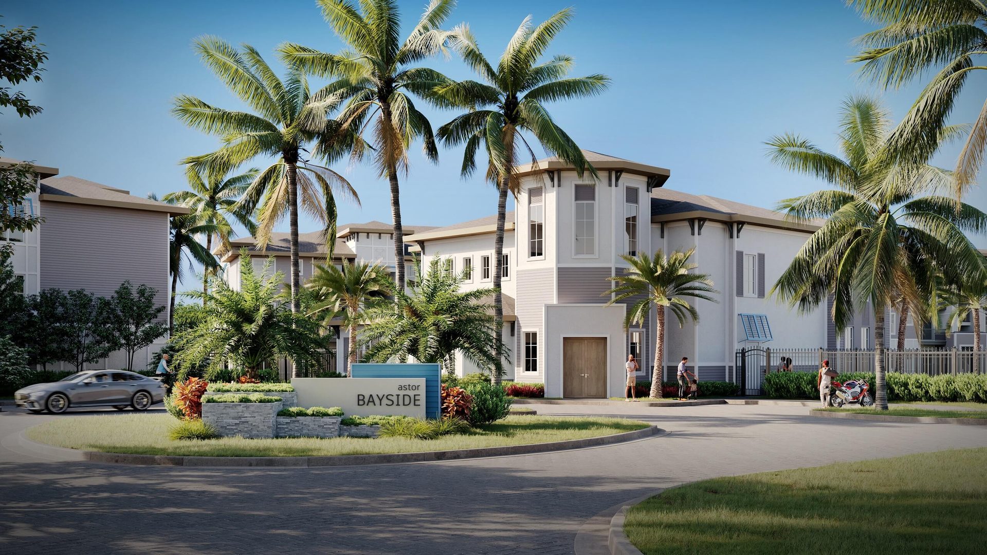 Exterior CGI of a Clubhouse in Florida