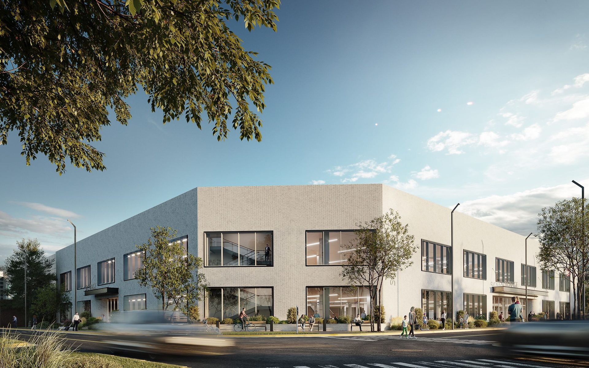 Photorealistic 3D Visualization of a Modern Building