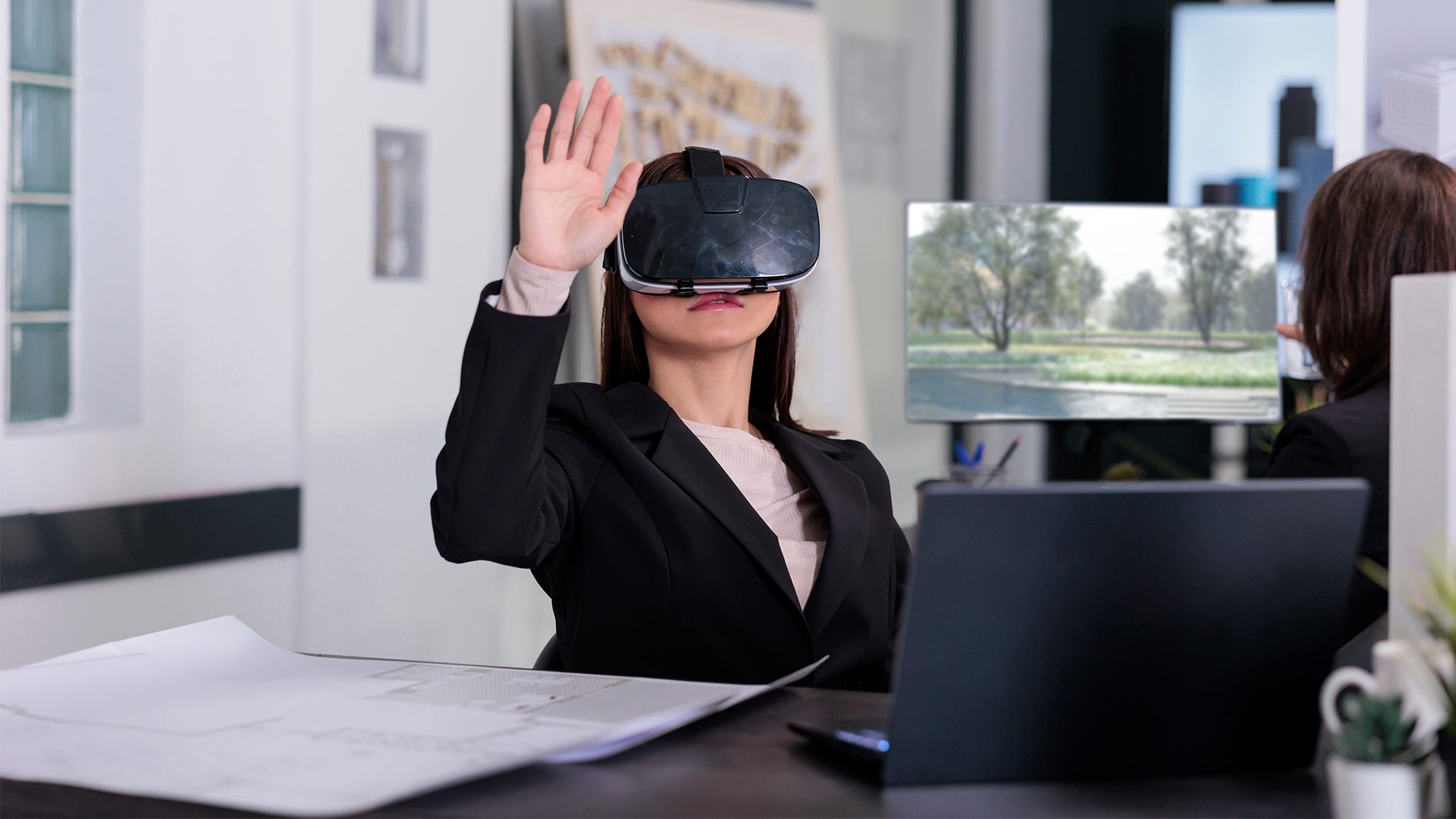 Virtual reality architecture — team design review VR