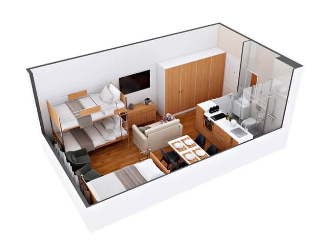 3D Floor Plan for Architectural Project Presentation