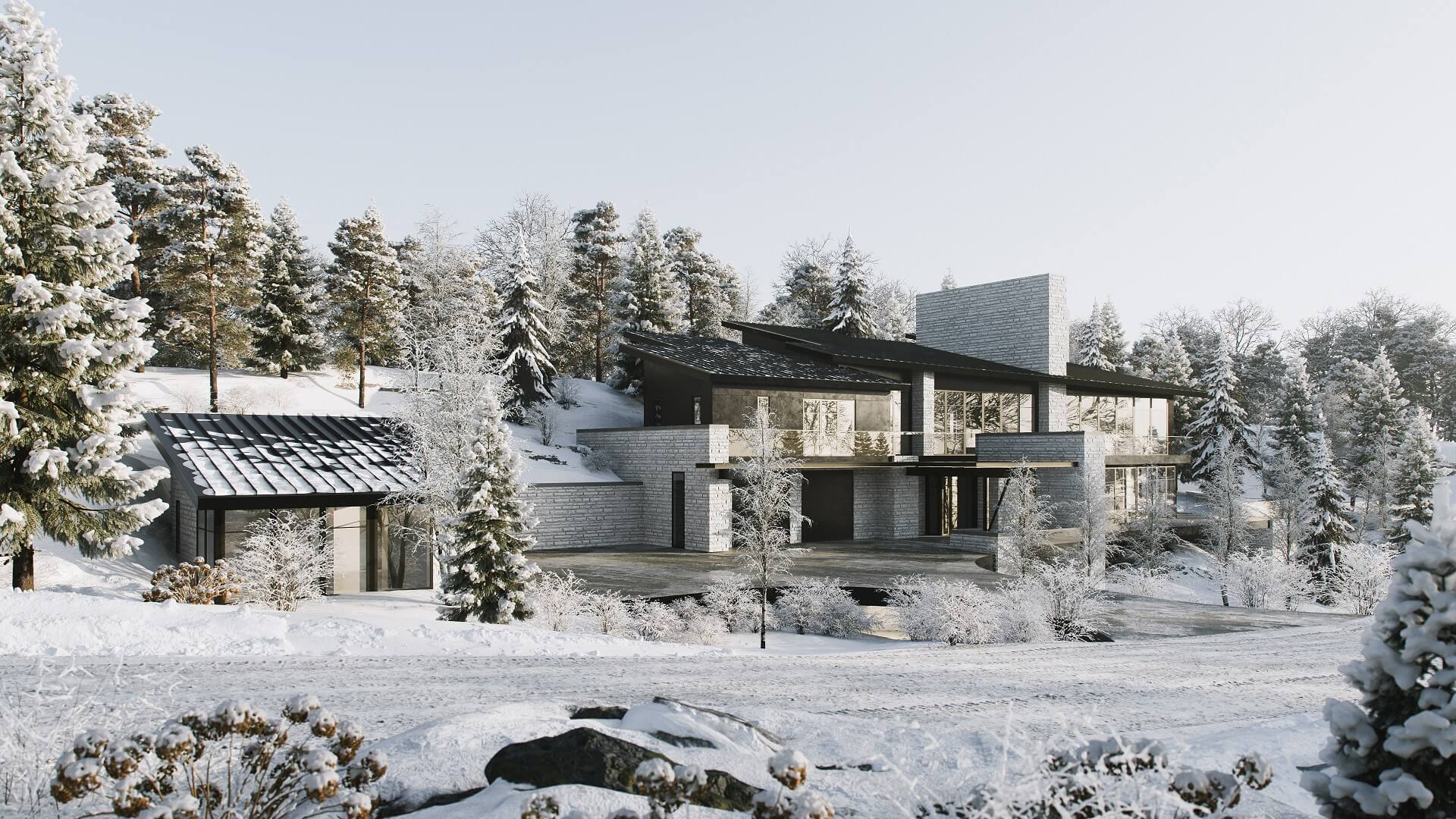 Intermediate Results of Residence 3D Visualization